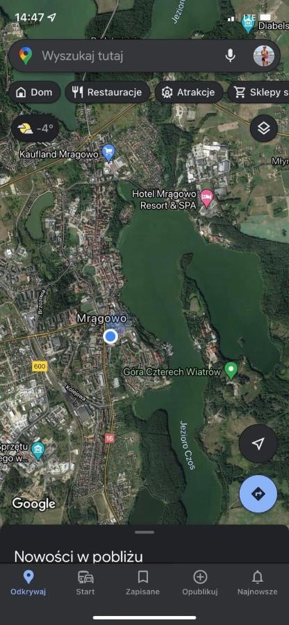 Apartament Czos Mrągowo Exterior foto